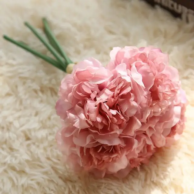Nonstick Artificial Peony Bouquet