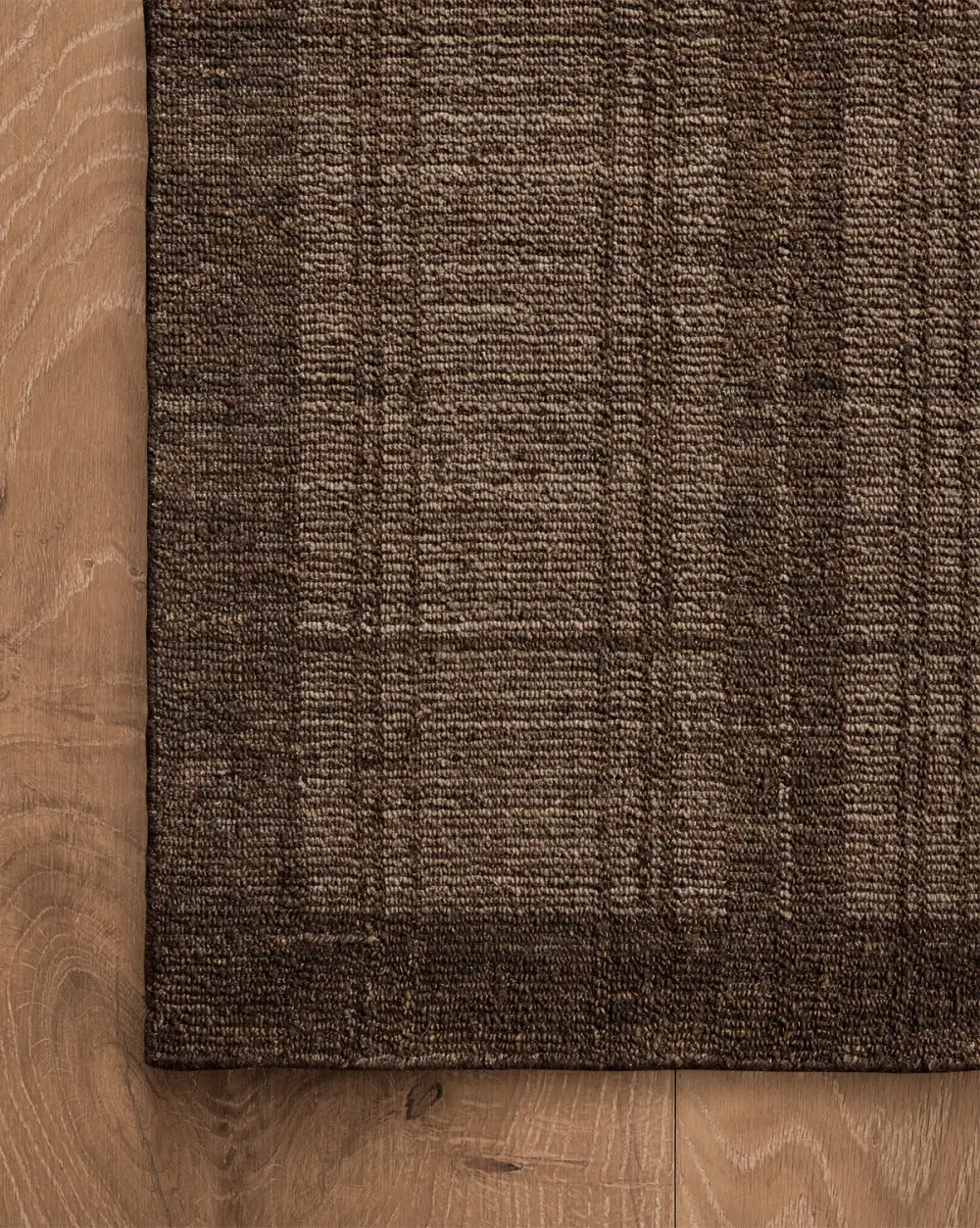 Durable-Weave Hand-Loomed Wool-Cotton Area Rug