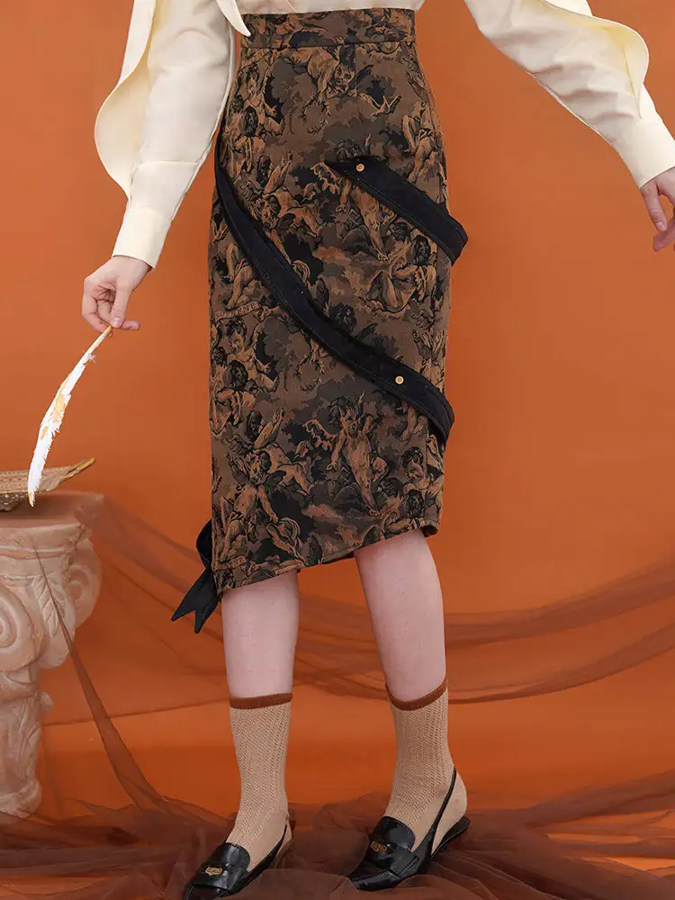 Laidback Essential Everyday Casual Polyester Skirt