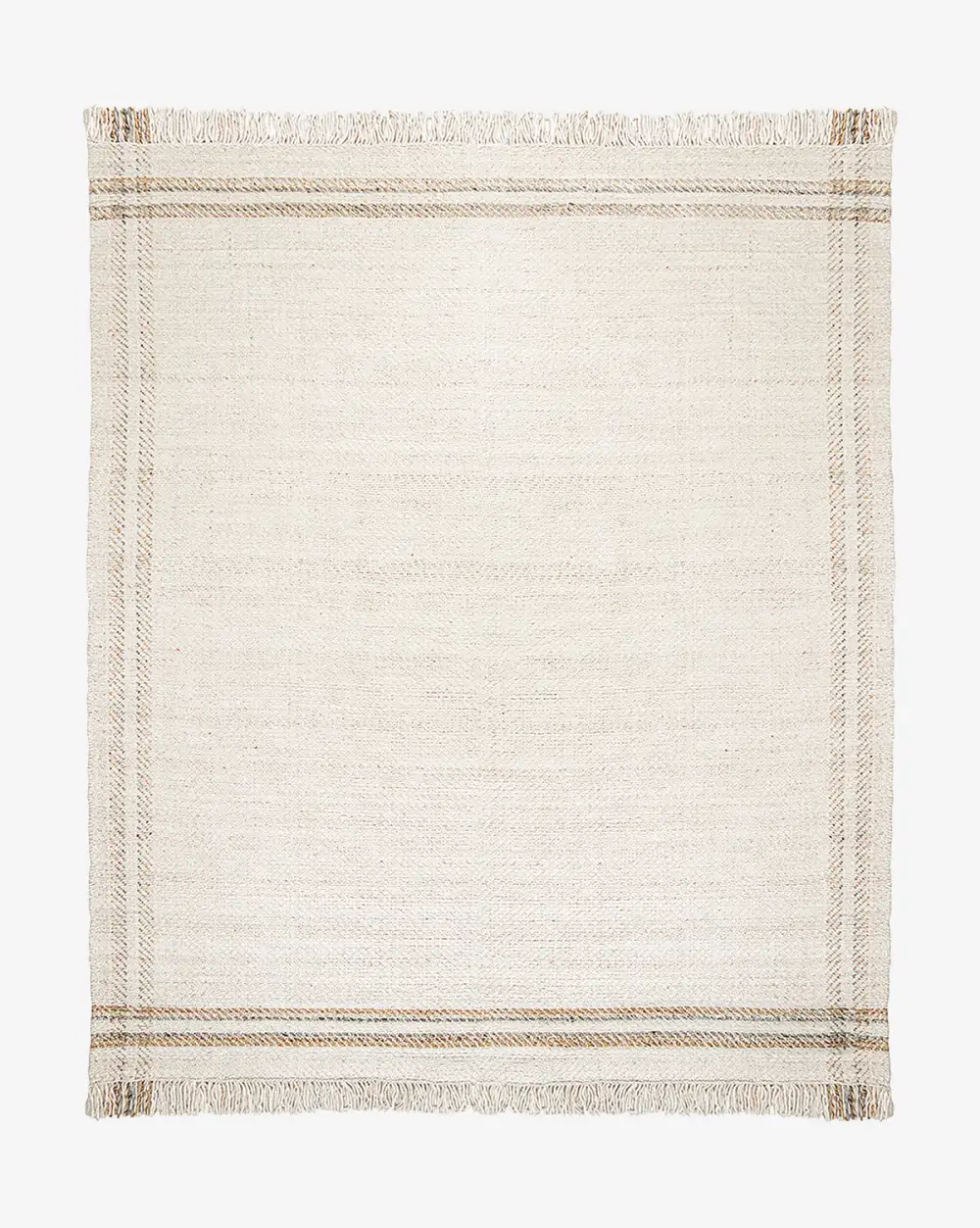Fringed Handwoven Indoor-Outdoor Area Rug