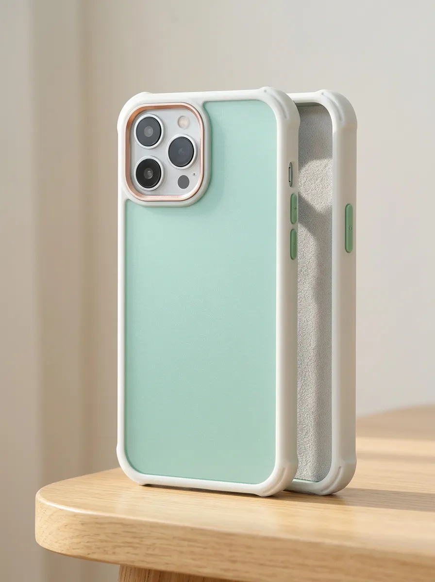 Mint Green Matte Mobile Phone Case
