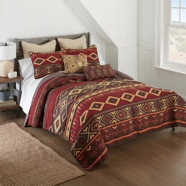 Quilted Tapestry Quilt Set