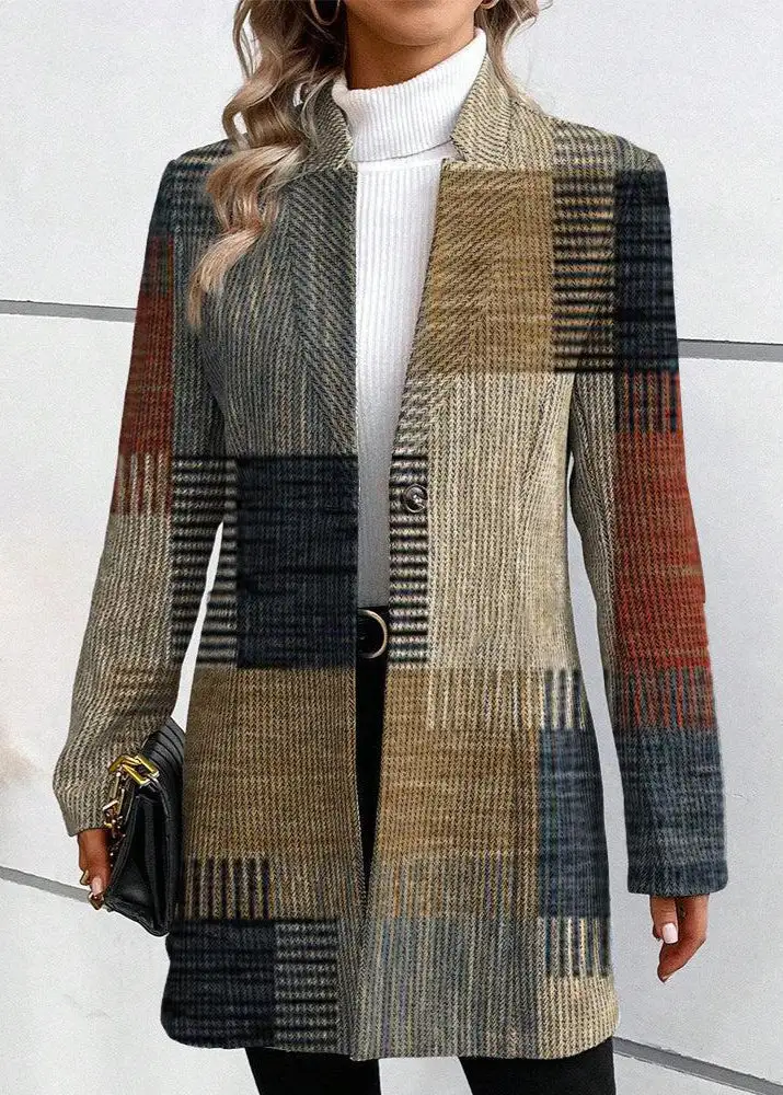 Patterned Tailored Blazer