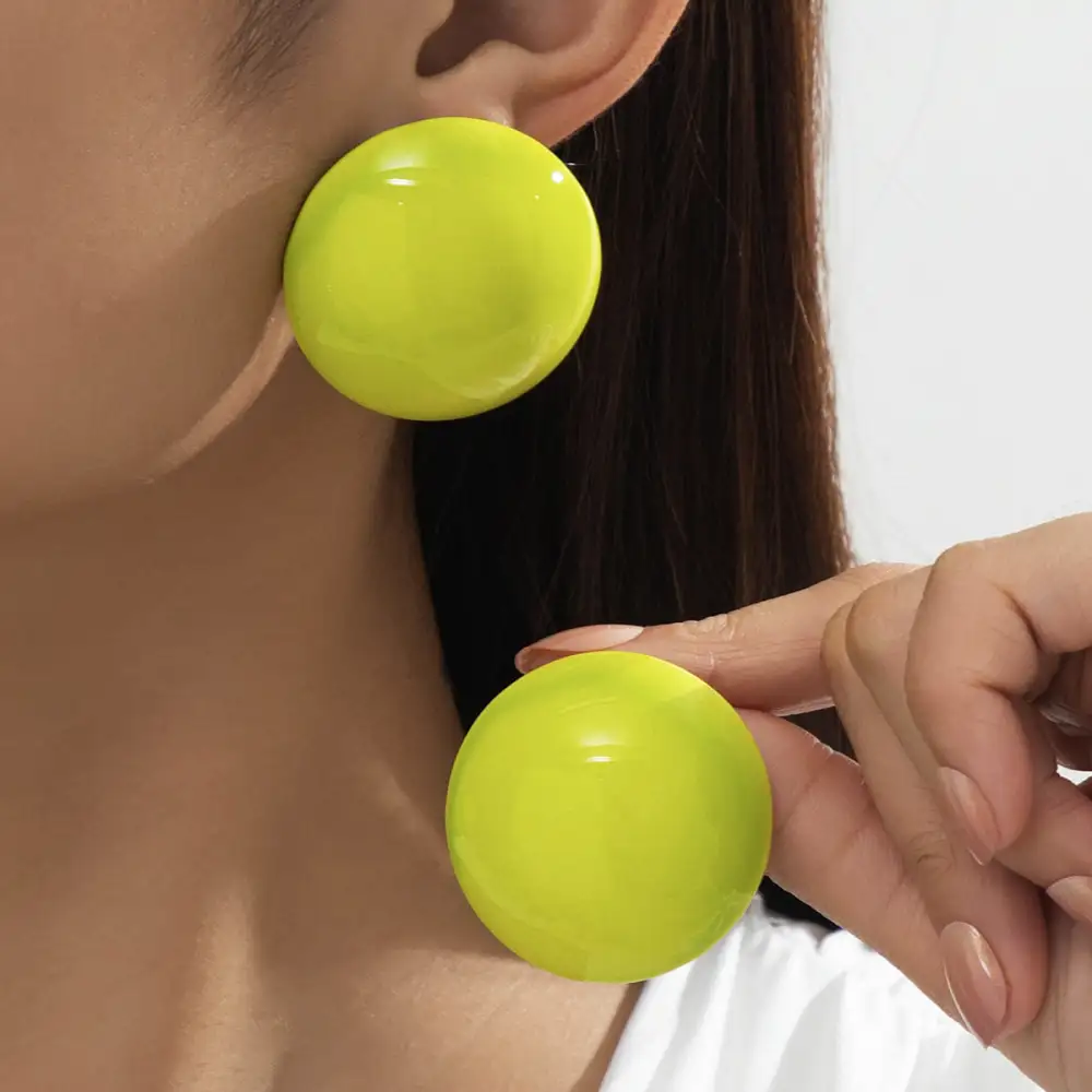 Sweet Stud Circle Earrings