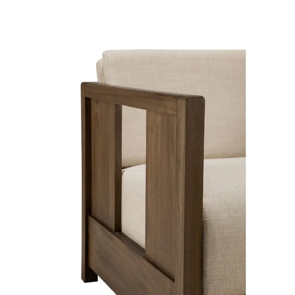Fabric Cushioned Lounge Chair
