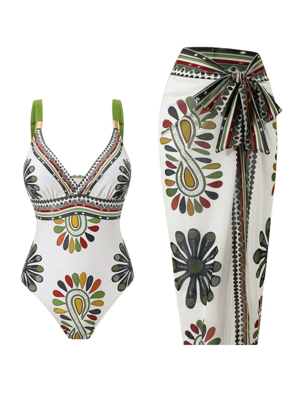 Zoey Printed Swimsuit Set