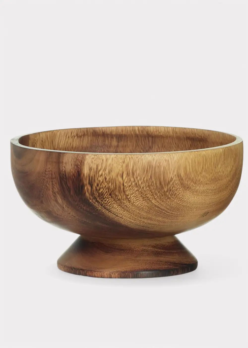 Handmade Wood Footed Planter