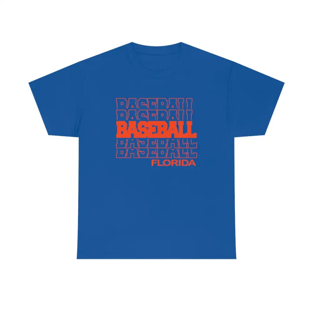 Baseball Florida in Modern Stacked Lettering