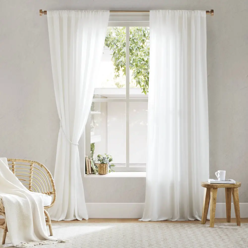 Polyester Back-Tab Curtain Panel