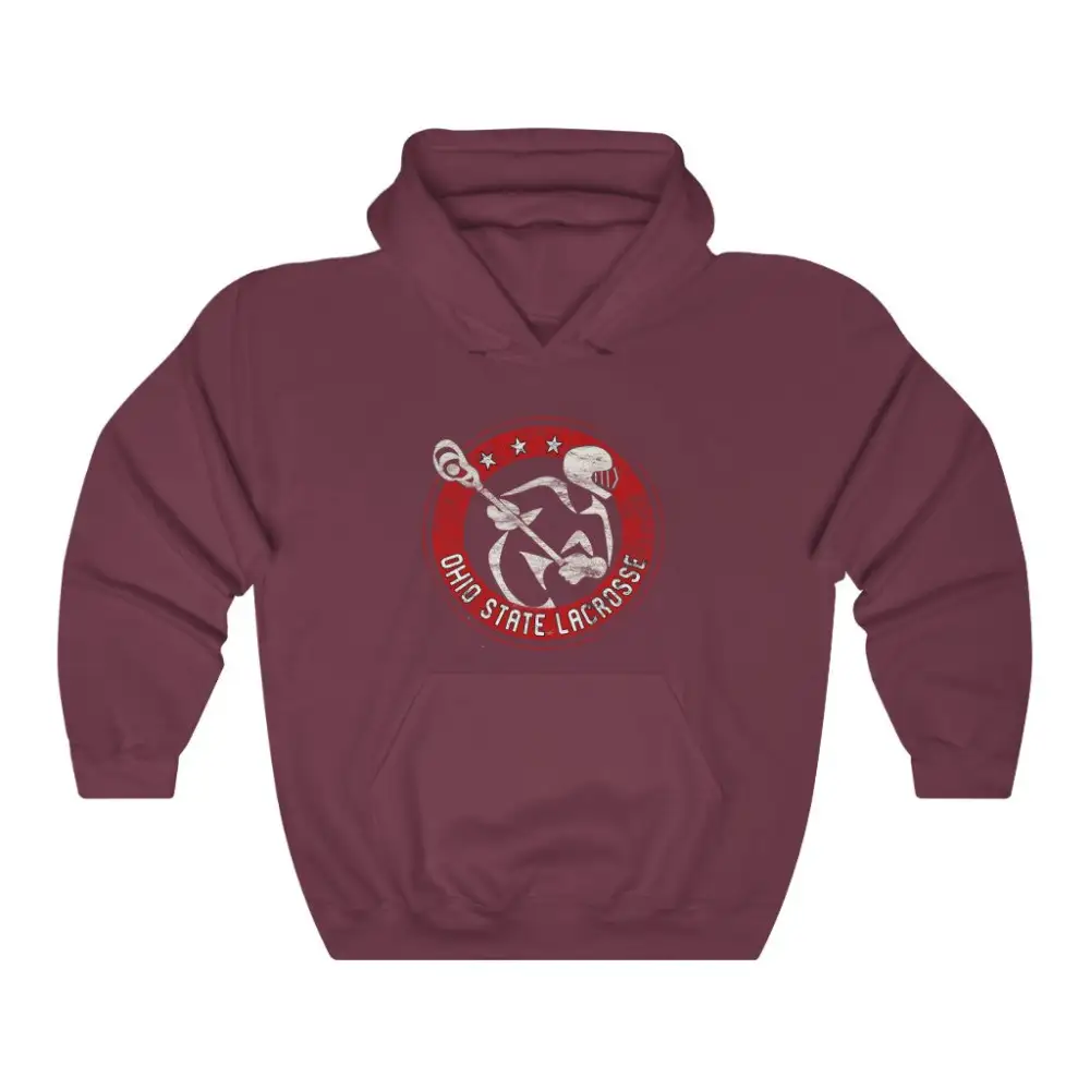 Everyday Vintage Player Lacrosse Graphic Pullover Hoodie