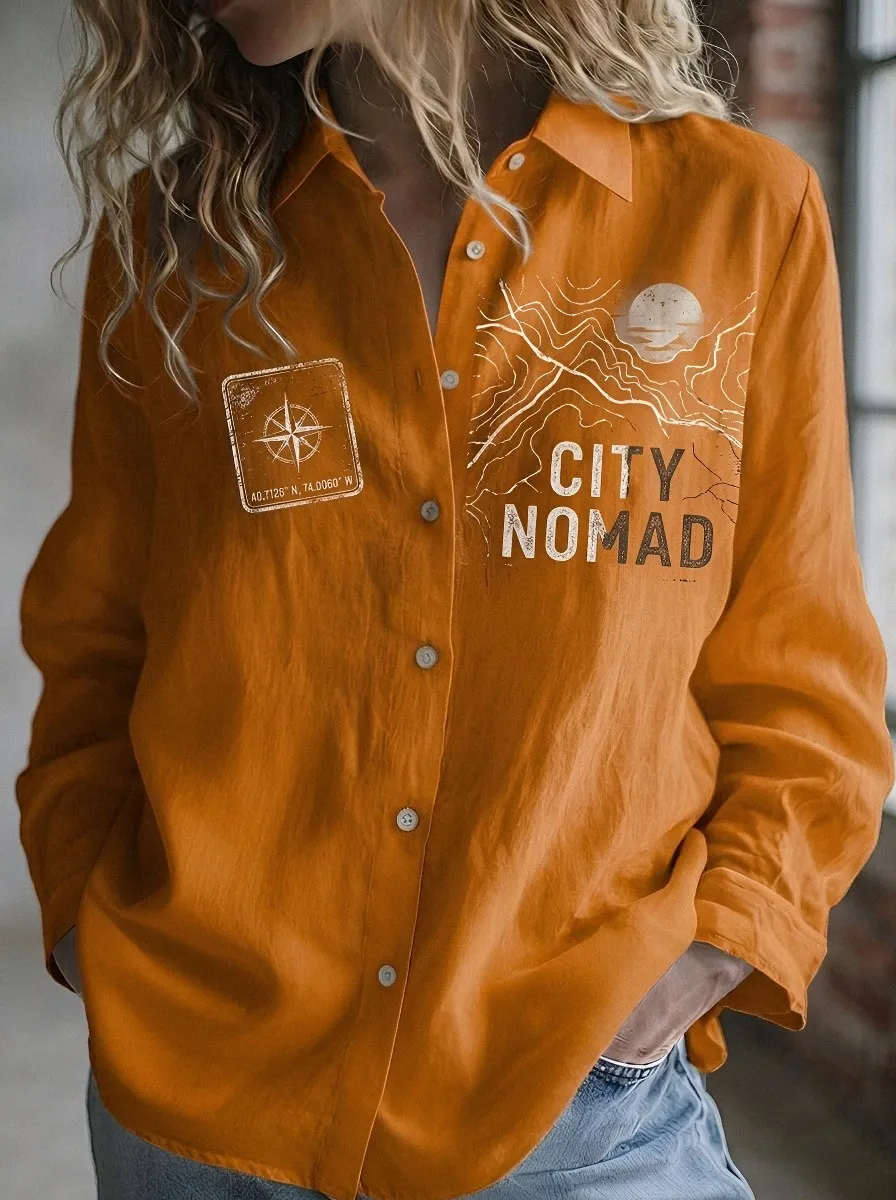 City Nomad Compass Casual Shirt