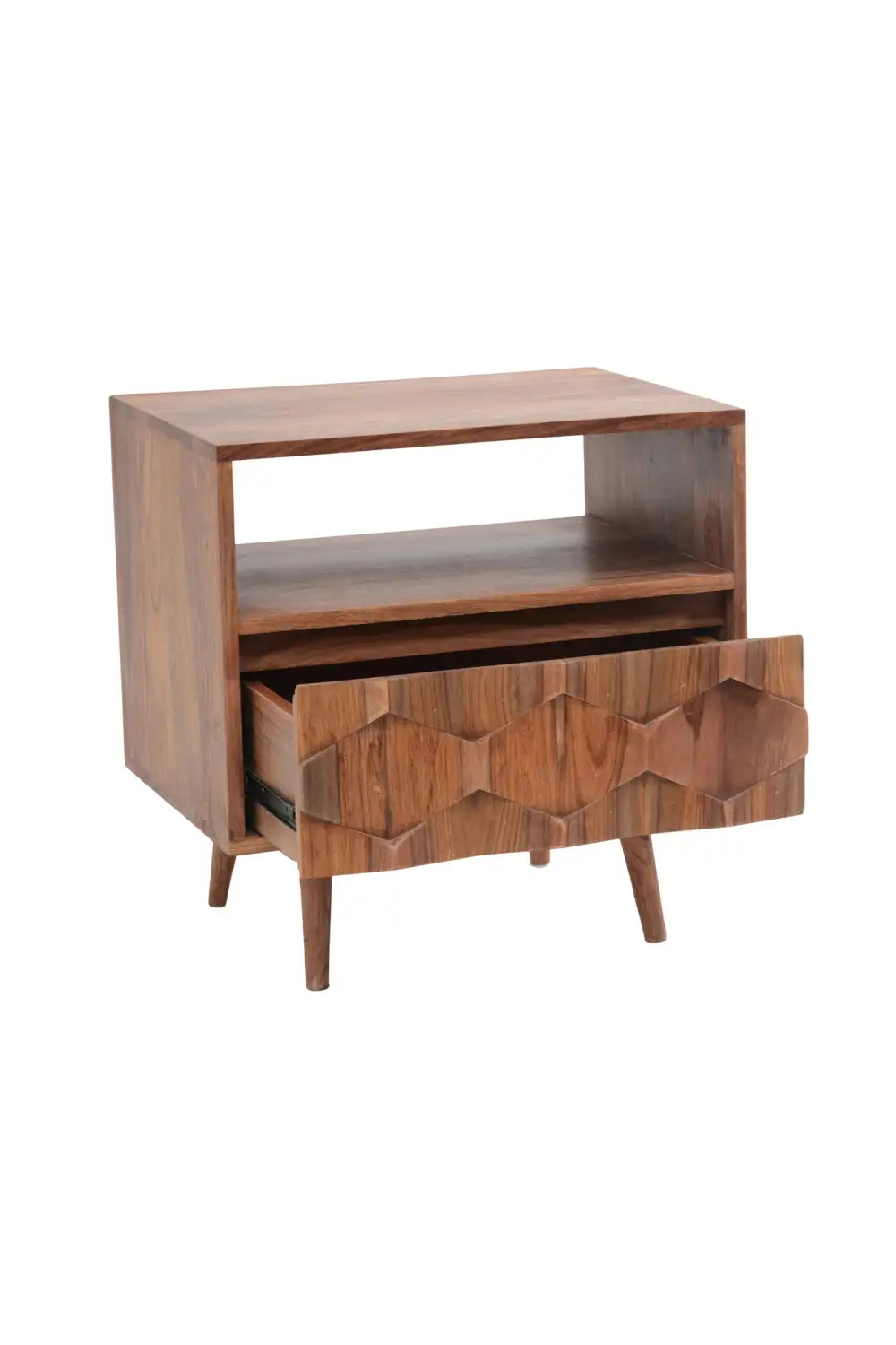 Refined Structured Refined Storage Nightstand