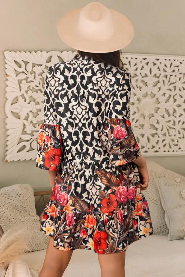 Easygoing Floral Mini Dress