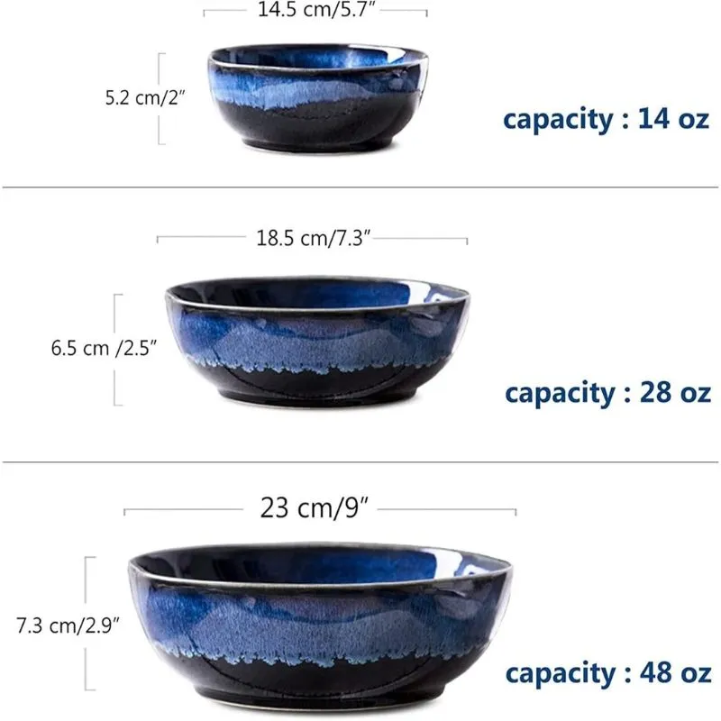 Everyday Serving Porcelain Bowls