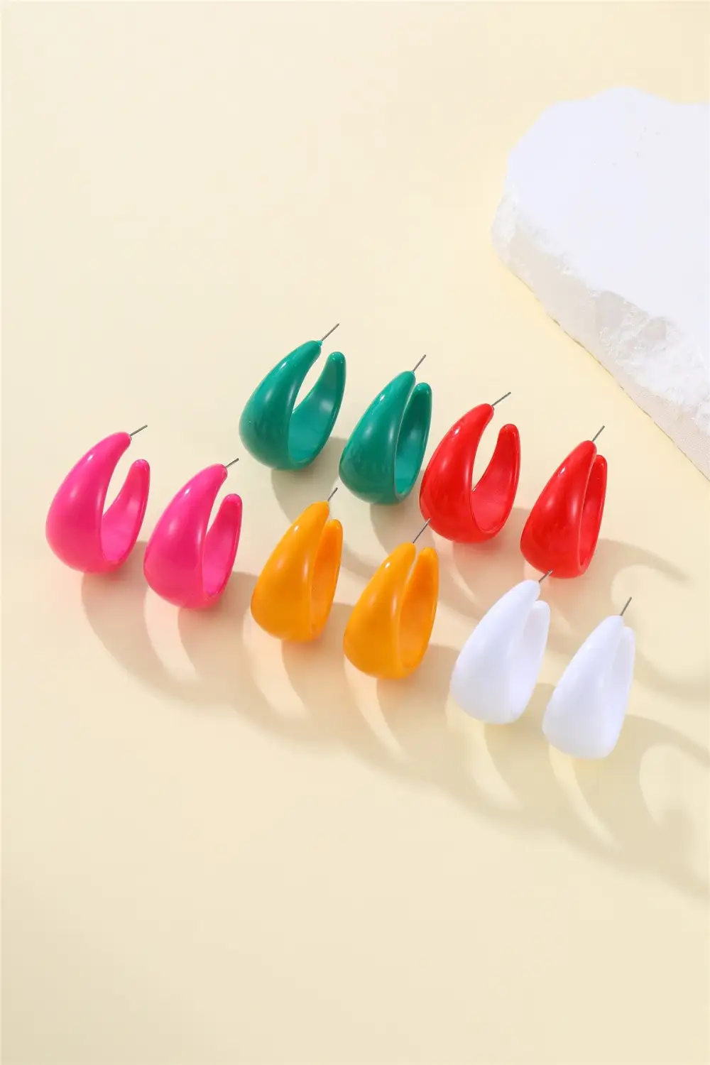 Retro High Shine Acrylic Chunky