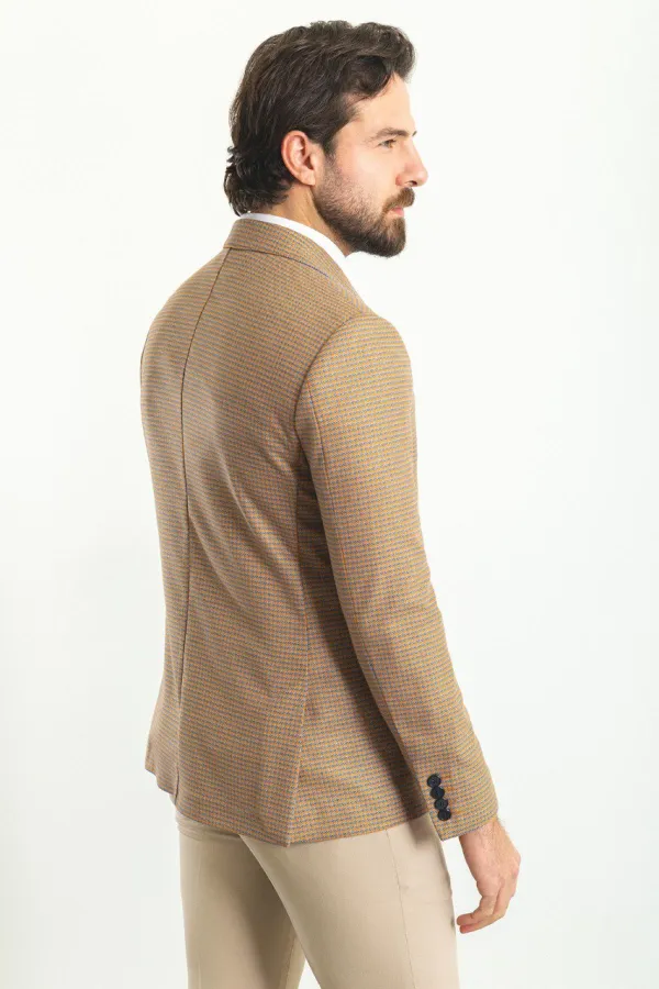 Formal Slim Fit Plaid Blazer