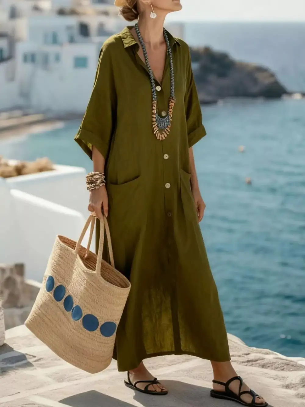 Structured Classic Maxi Dress