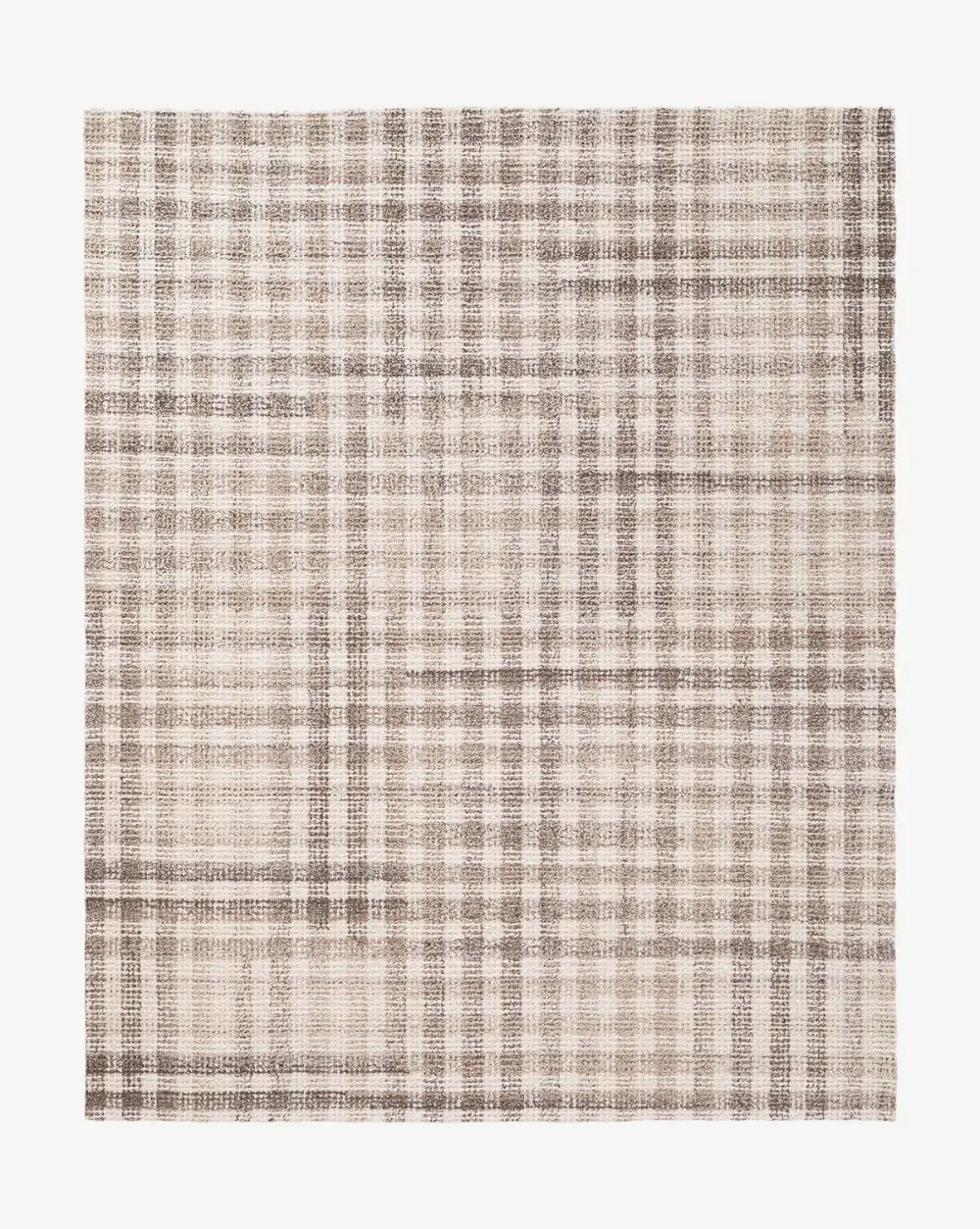 Striped Hand-Tufted Wool Area Rug