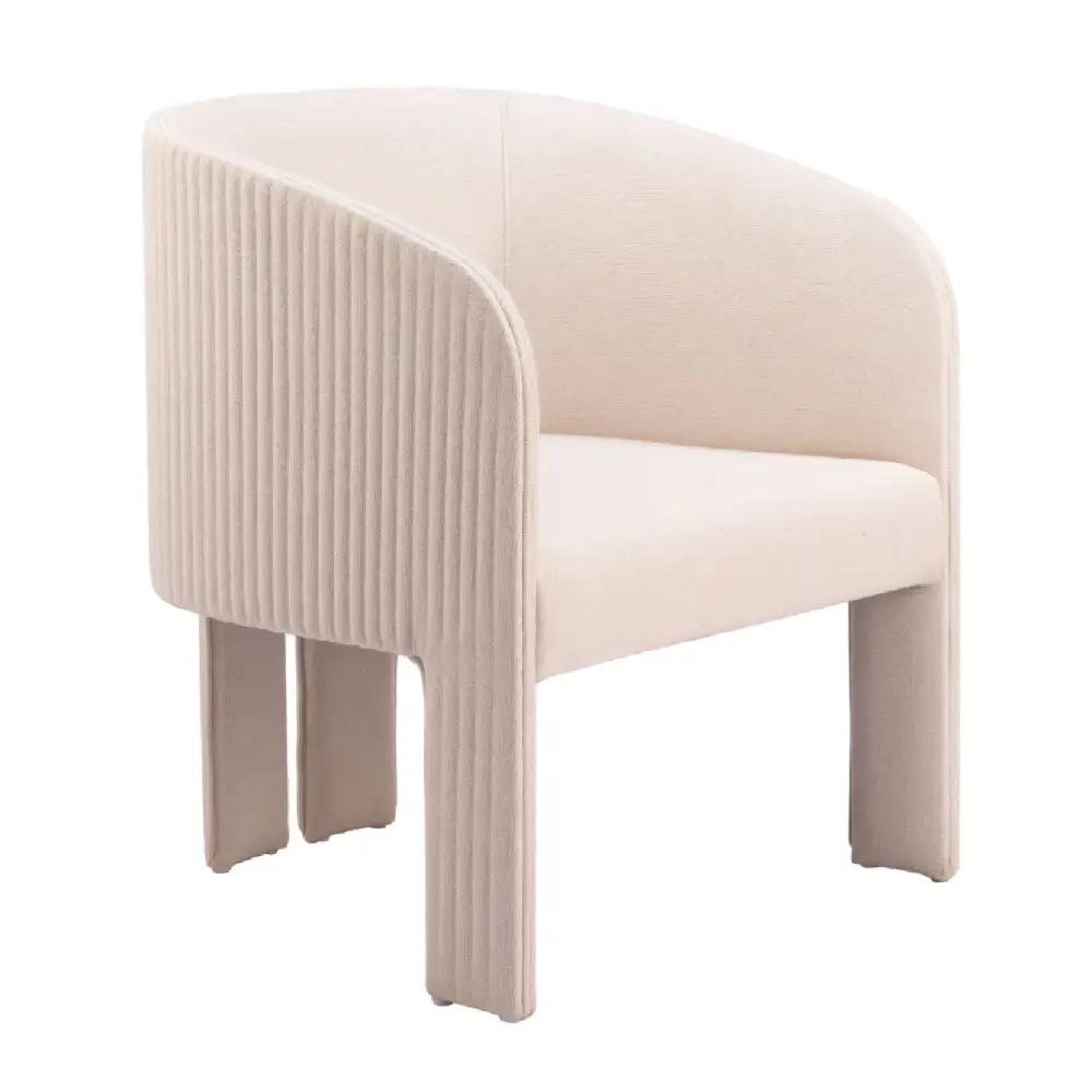 Poly Linen Accent Chair