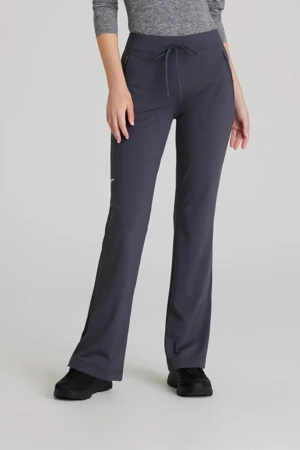 Women's Flare Slim Fit Workwear Scrub Trousers