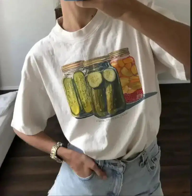 Favorite Pickle Graphic Cotton T-Shirt