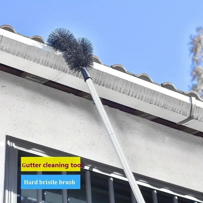 The Extended Handle Makes The Dishwashing Brush Convenient