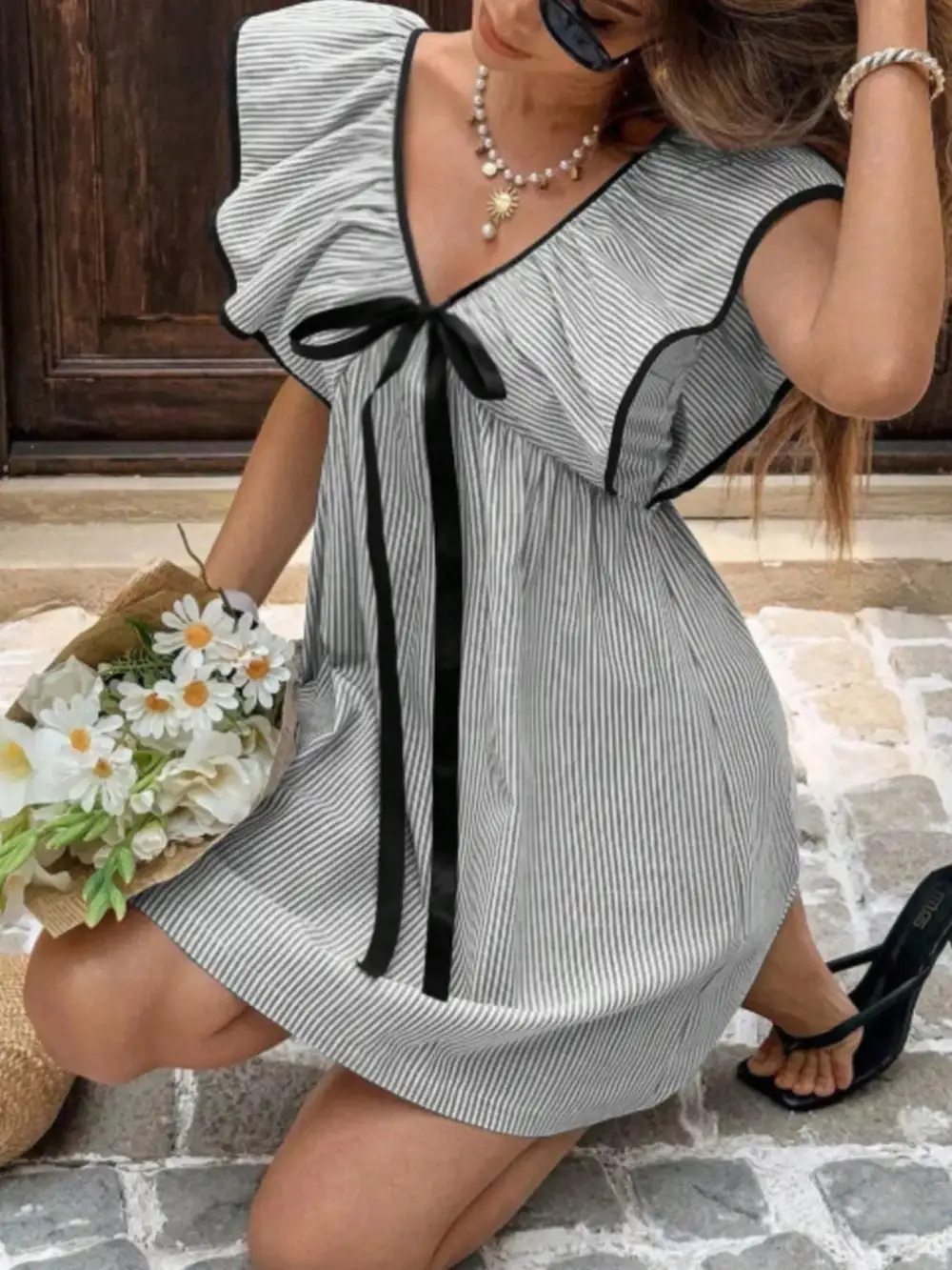 Ruffle Mini Dress
