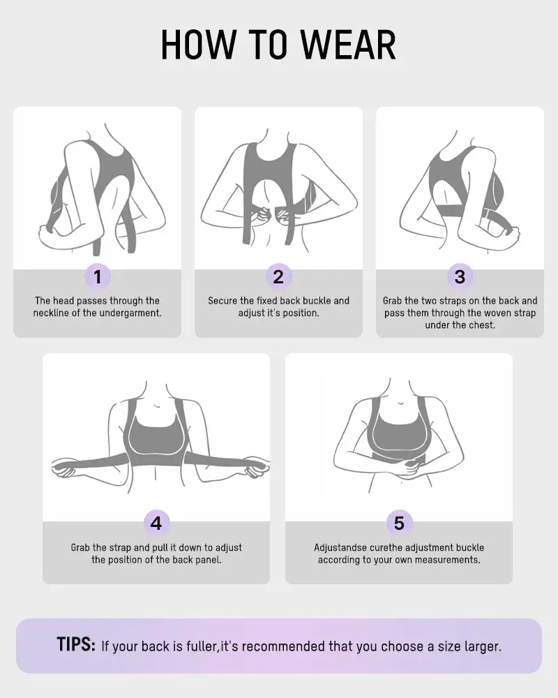 Posture Support Wireless Sports Bra
