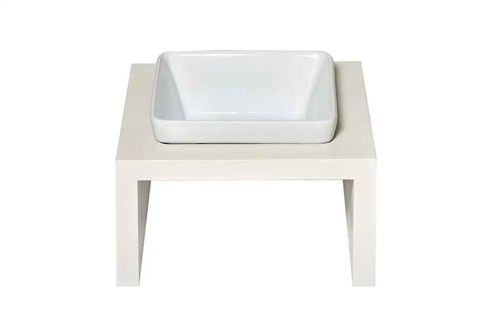 Wooden Single Pet Feeder