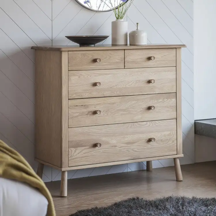 Oak Contemporary Drawer Chest