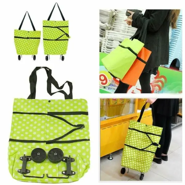 Lightweight Shopping Folding Trolly Bag