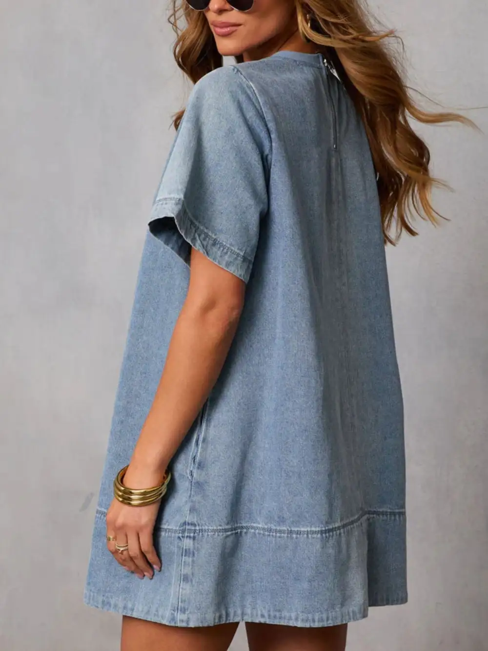 Elegant Short Sleeve Casual Dress