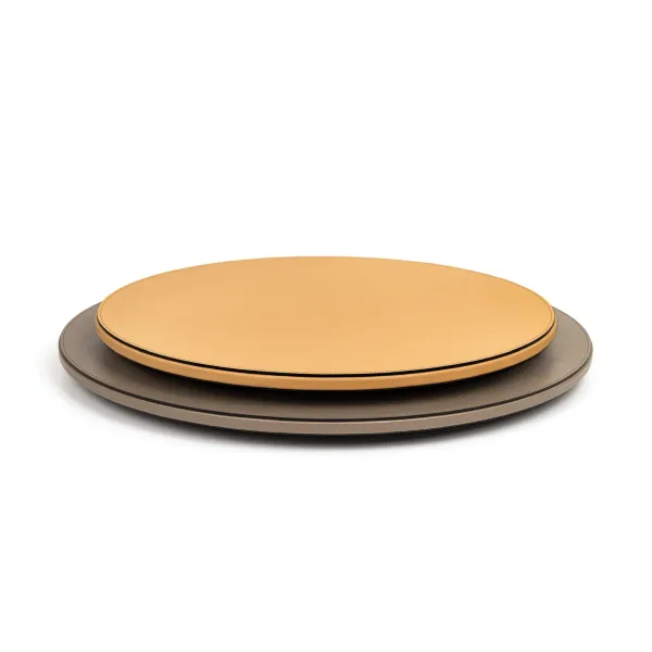 Calf Leather Lazy Susan
