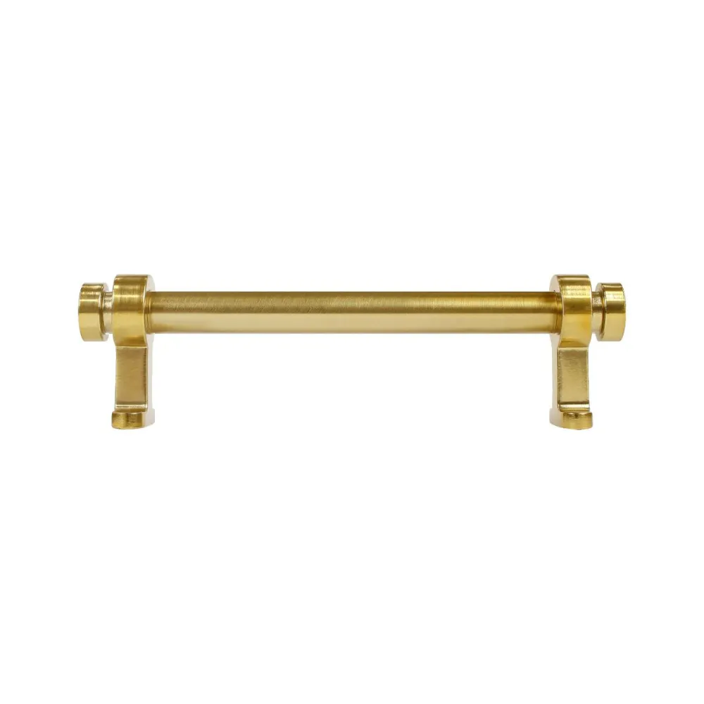 Brass 2-Piece Drawer Pull Hardware Set 3.75-Inch