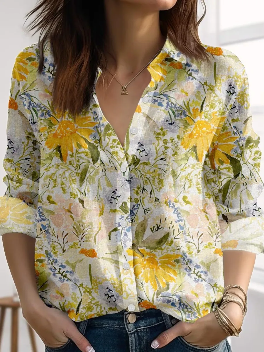 Watercolor Wildflower Shirt
