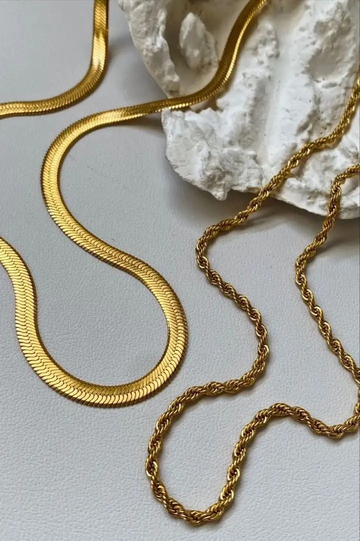 Snake Rope Chain Combo Necklace