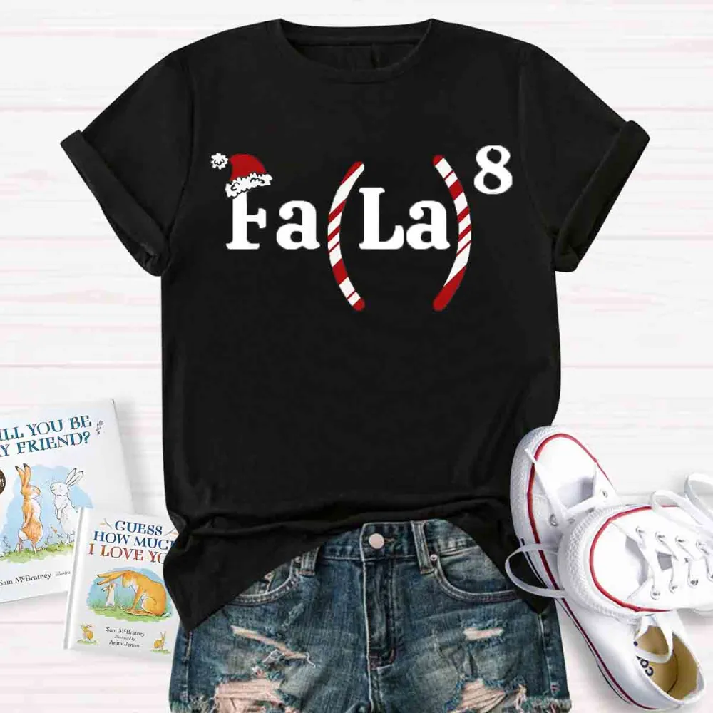 Fun Numbers Christmas Teacher T-Shirt