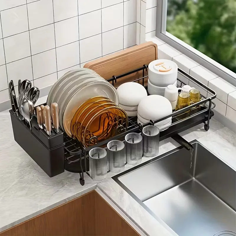 Expandable Over-Sink Drying Rack