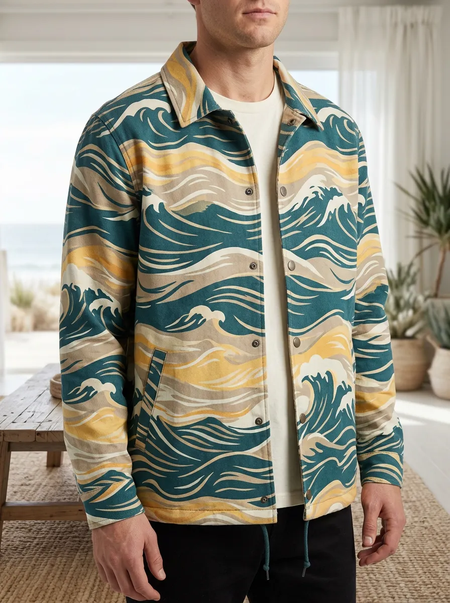 Men's Ocean Wave Rugged Adventure Jacket