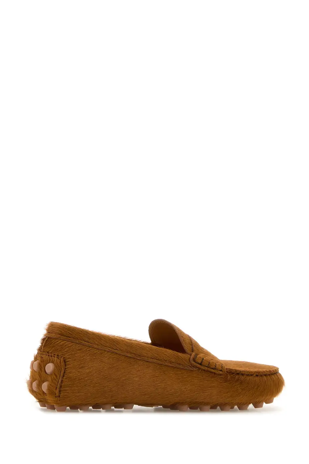 Calf Hair Pebble Sole Loafers