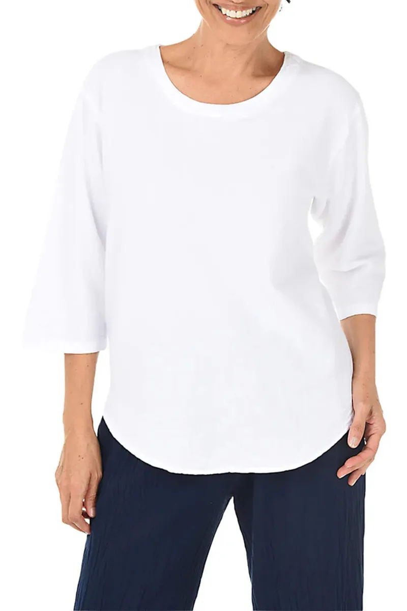 Cotton Fabric Crinkle Top