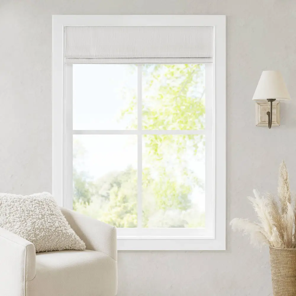 Relaxed Total Blackout Polyester Cordless Roman Shade