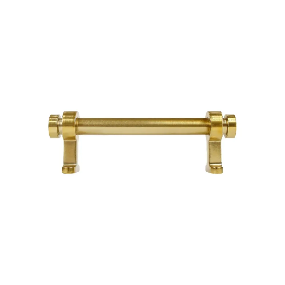 8-Piece Brass Cabinet Drawer Pull Set 3-Inch