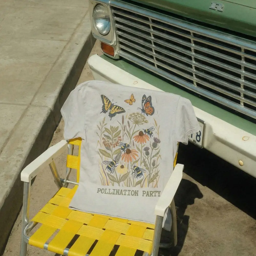 Pollination Bloom Cotton Tee