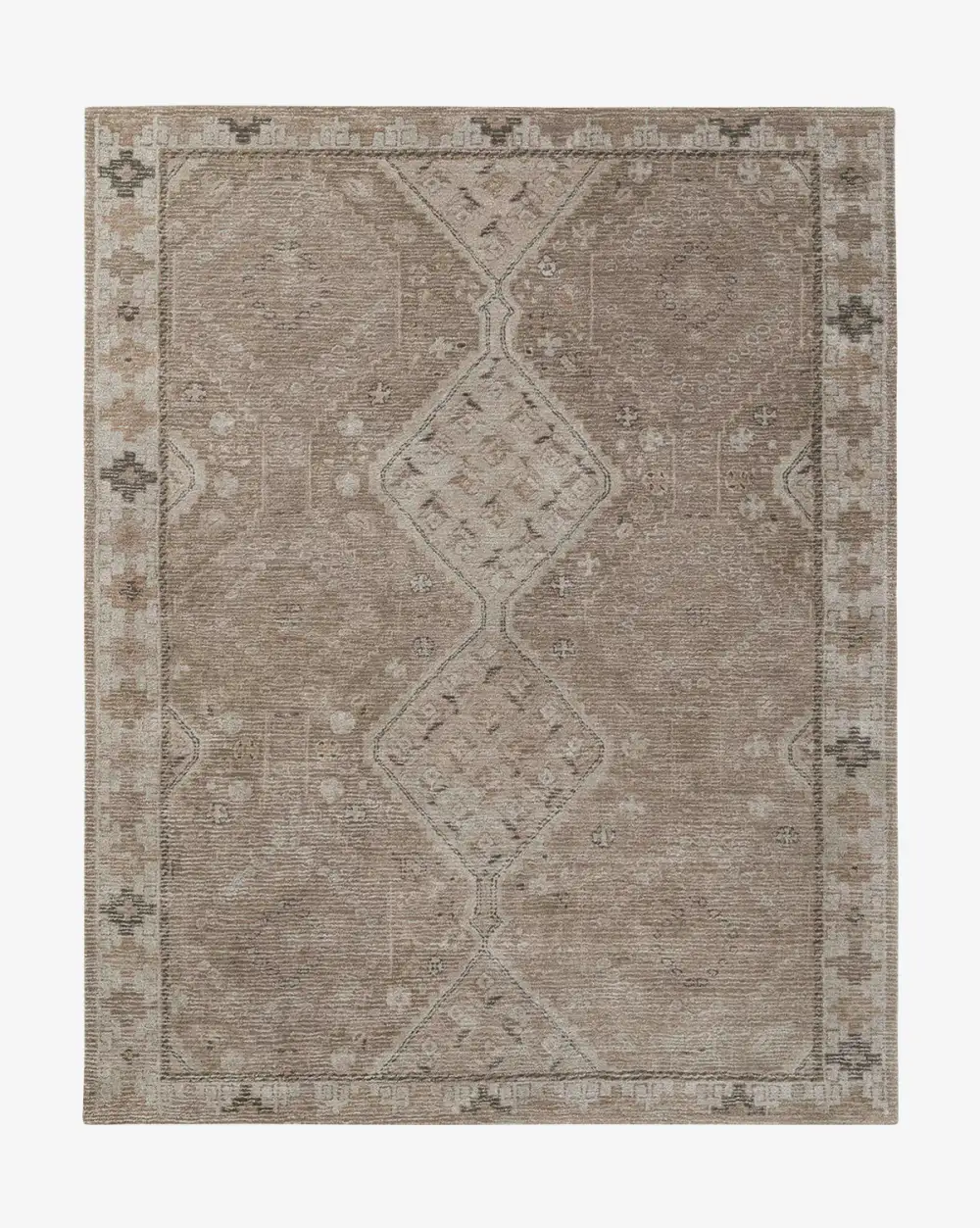 Refined Hand-Tufted Wool Area Rug
