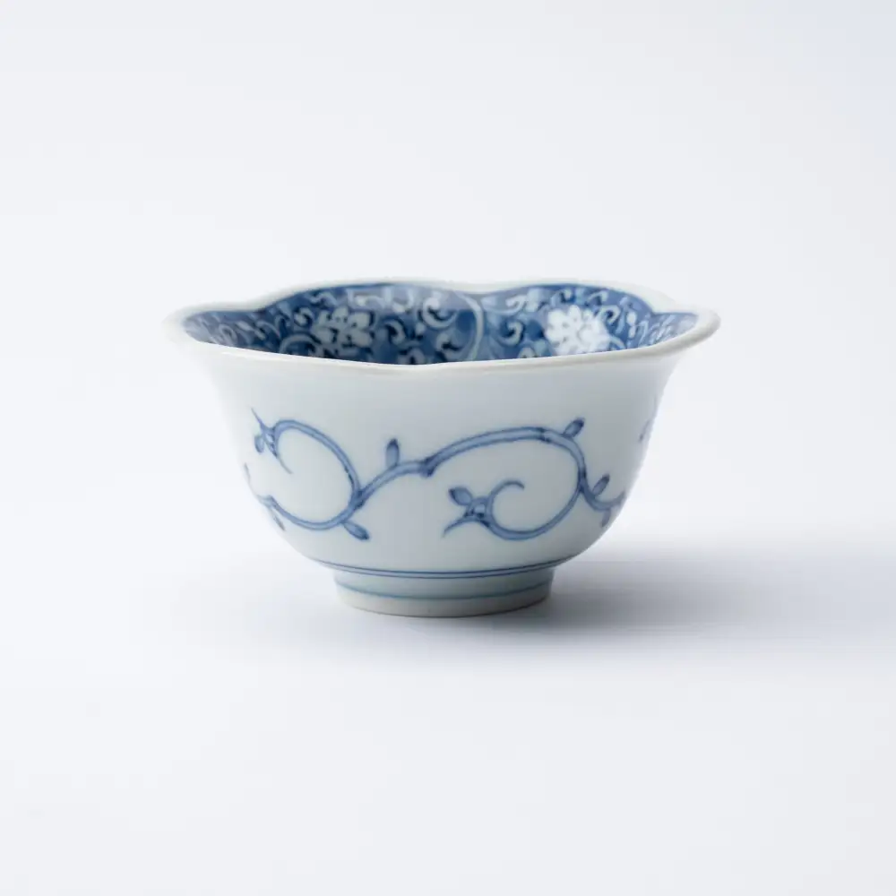 Refined Floral Porcelain Side Bowl