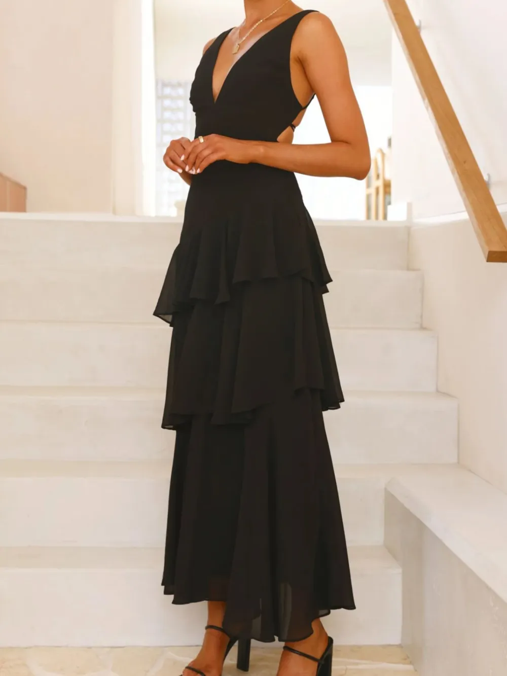 Classic Sleeveless Maxi Dress
