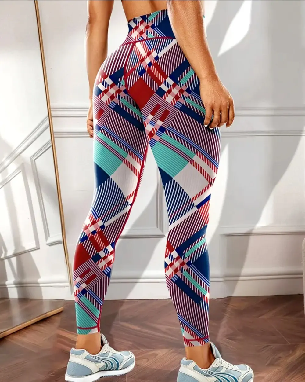 Minimal Plaid Everyday Leggings