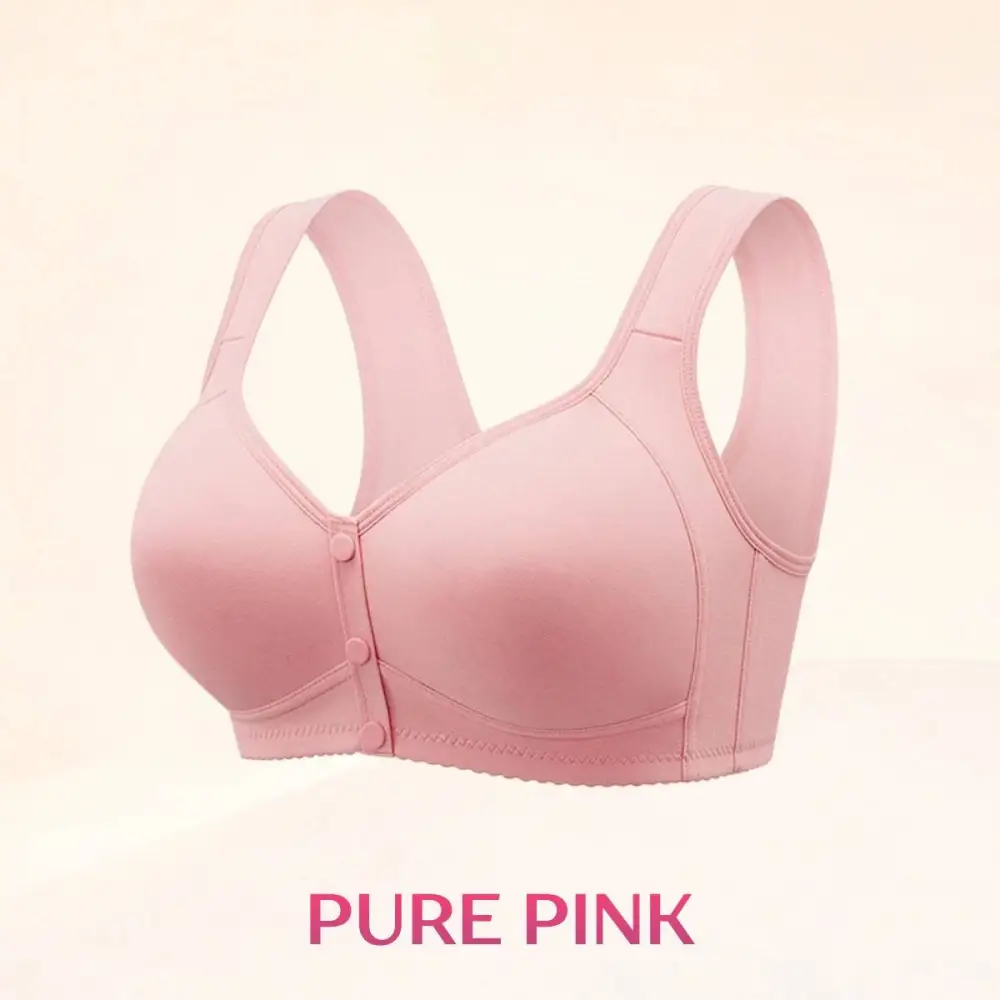 Front Closure Breathable Bra for Seniors