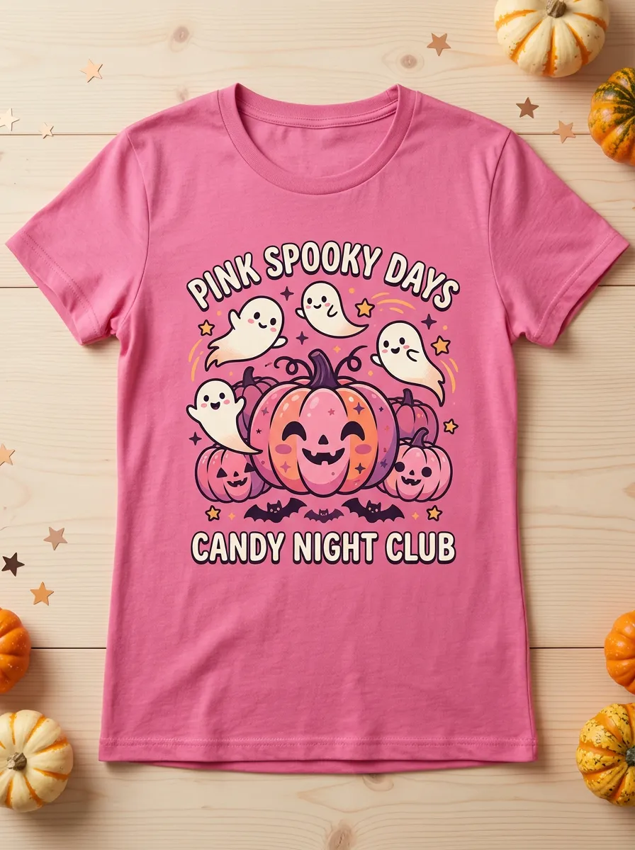 Spooky Halloween Graphic T-Shirt